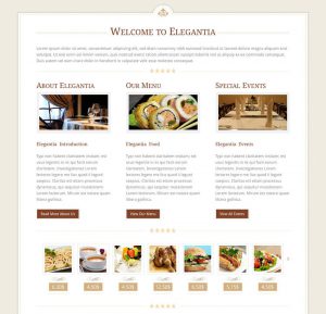 Sito internet economico - template ristorante - dettaglio prodotti
